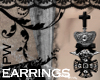 P* Earrings GothLoli#01