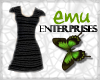 [E] DarkGrey/Black Dress