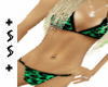 Product Image for +ss+green cheetah bikini