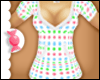 *CS* Blu Grn & Pnk Top