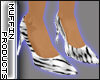 [m] White Zebra Pumps