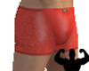Bright Red boxer muscled