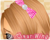 PinkNSilver Hair Bow