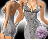 -Silver Sparkle Dress