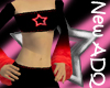 Red Black Star Flares