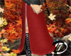 Corduroy skirt (red)