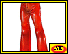red latex pvc master club male pants hot sexy vamp