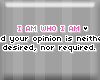 I am who I am [xLx]
