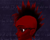 Mohawk Bl Blood Red Tip