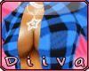 [D] Plaid Jacket -blue