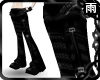 PVC Buckle Pants / Gray