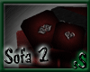 (sS) Hearts Sofa Two