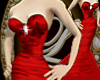 LIZ red gown