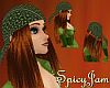 Gypsy TrueRed Grn Scarf
