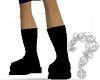 Solid Black Combat Boots