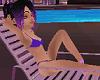 Cute Purple swimsuit set