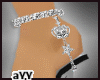 DiamondCrown Anklet long