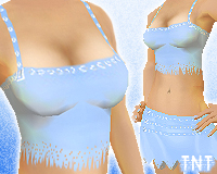 Blue Crush Ripped Top