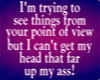 Trying to see things...