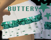 Green Satin buckle