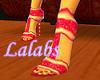 Santa baby shoe (pink)