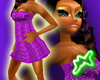 [M] Sequin Dress Purple