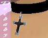 DB Goth Cross Chocker