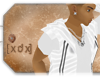[XDX] White Stiped Hood