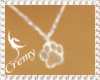 &curren;C&curren; Paw print Silver