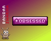 (BS) OBSESSED Sticker