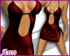 ANN Sleek Silk Dress RED