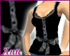 Satin Trim Tank BLACK