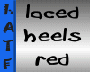 [FW] laced heels red