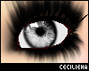 Cute Grey Eyes By CecilieHA