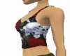 skull rose top