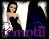 Black/Blue gown