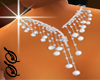 !SS Pearl Diamond Necklc