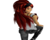 long black & red hair!!
