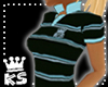 {K} Blue Stripes Polo FF