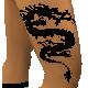 tribal dragon tattoo