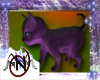 Purple animated Kitten