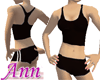 Sporty Short Set BLACK