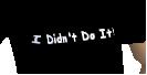 I didn't do it.