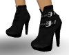 black buckle boots By Femie