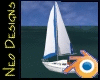none animated sail boat