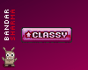 (BS) CLASSY sticker