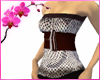 RC Belted Silk Brown Dot