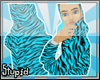 *S* Zebra Blue Hoody