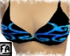 Black/Blue Designed Top