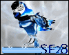 Blue Bright Ice Parrot